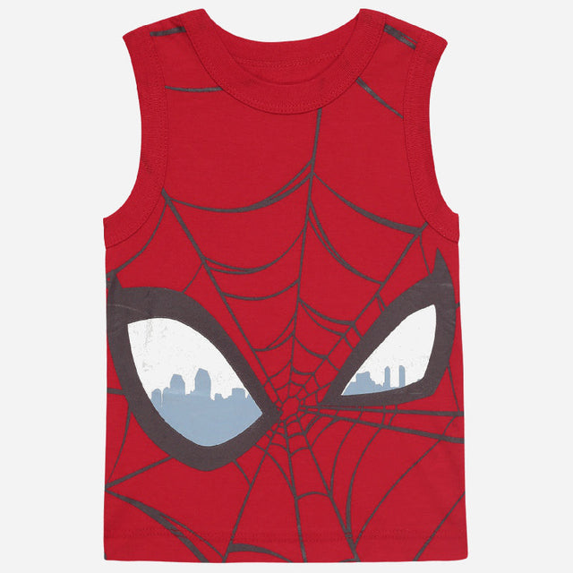 Boys Spiderman 100% Cotton Vest Pack of 3 - Bodycare