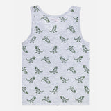 Boys 100% Cotton Vest Round Neck Regular Fit Pack of 2 - Bodycare