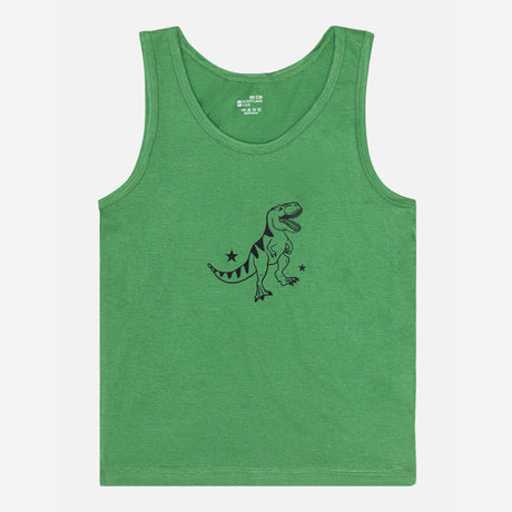 Boys 100% Cotton Vest Round Neck Regular Fit Pack of 2