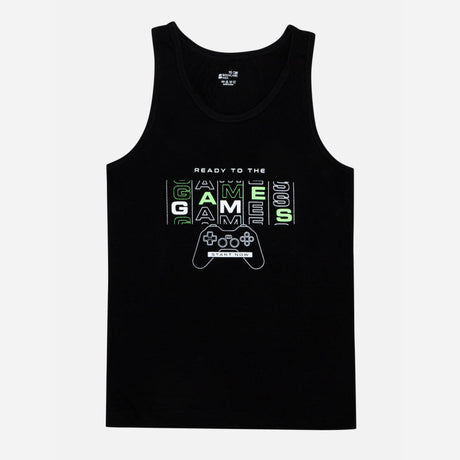 Boys 100% Cotton Vest Round Neck Regular Fit Pack of 2