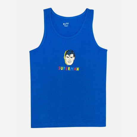 Boys Justice League 100% Cotton Vest Round Neck Regular Fit Pack of 2