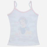 Bodycare Princess Girls Cotton Vest Dori Neck Sleeveless Solid Pack Of 4