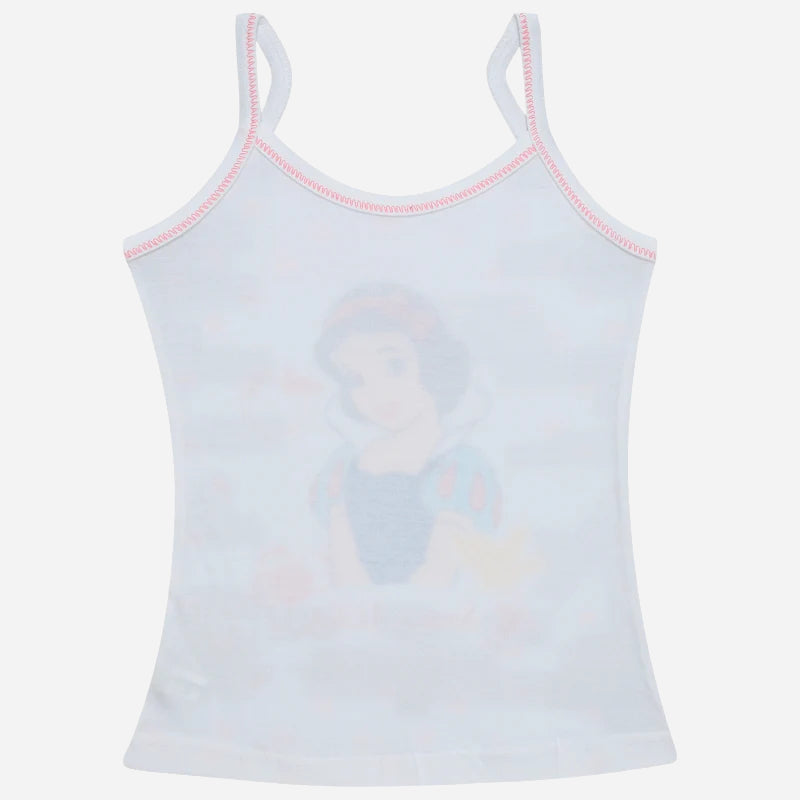 Bodycare Princess Girls Cotton Vest Dori Neck Sleeveless Solid Pack Of 4