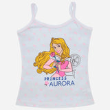 Bodycare Princess Girls Cotton Vest Dori Neck Sleeveless Solid Pack Of 4