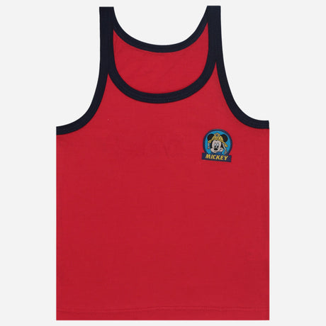 Boys Vest Round Neck Sleeveless Pack of 4