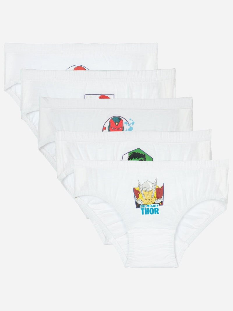 Bodycare Avengers Boys Brief Solid Pack Of 5