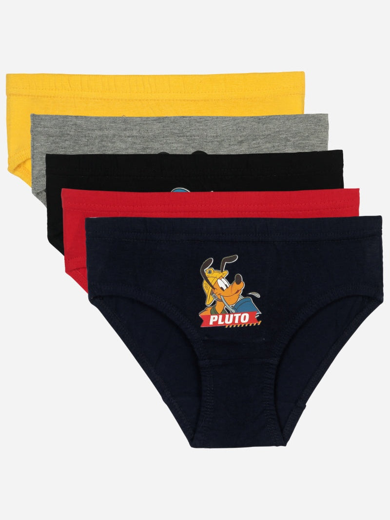 Bodycare Mickey & Friends Boys Brief Solid Pack Of 5