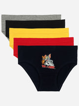 Bodycare Tom & Jerry Boys Brief Solid Pack Of 5