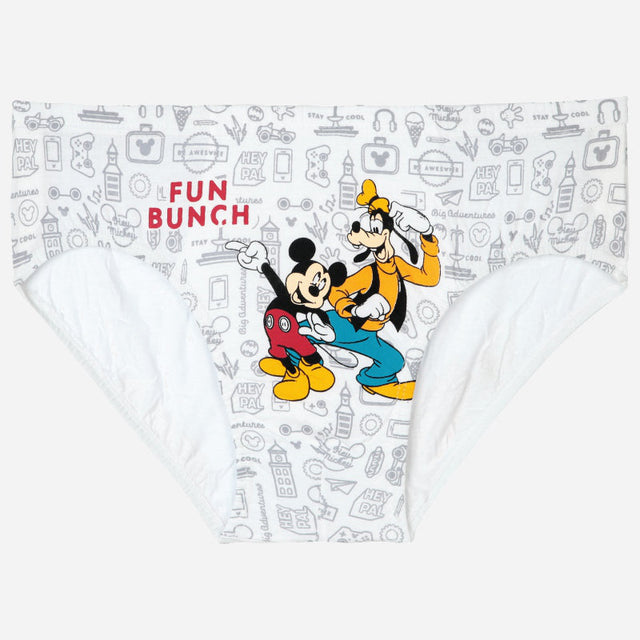 Boys Mickey & Friends Brief Inner Elastic Pack of 5 - Bodycare