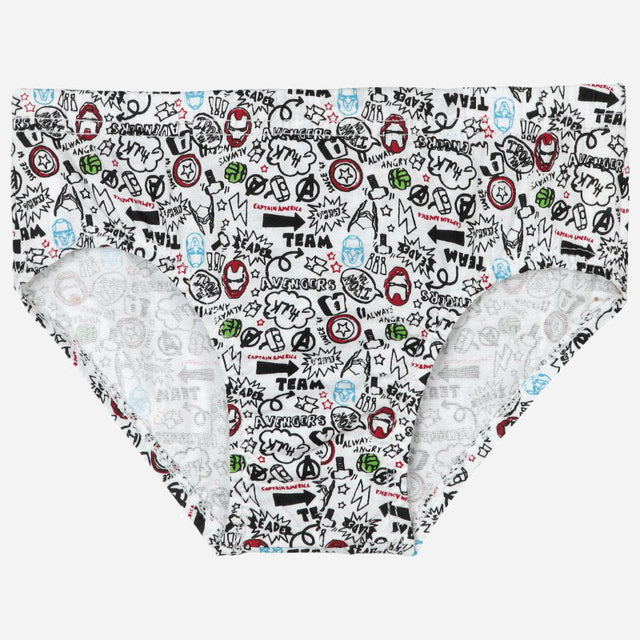 Boys Avengers Brief Inner Elastic Pack of 5 - Bodycare