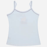 Bodycare Frozen Girls Cotton Vest Dori Neck Sleeveless Solid Pack Of 4
