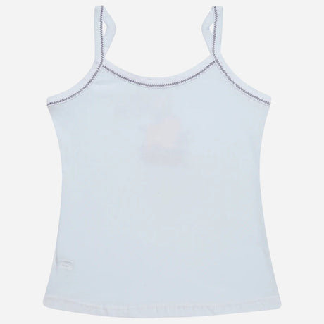 Bodycare Frozen Girls Cotton Vest Dori Neck Sleeveless Solid Pack Of 4