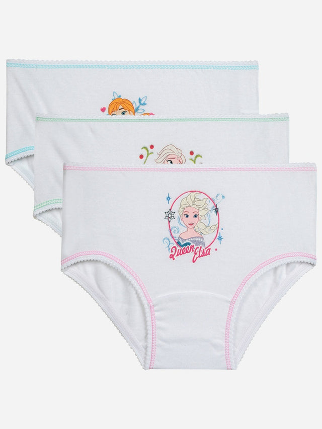 Girls Frozen Panty Top Elastic Pack of 3 - Bodycare