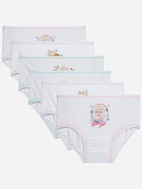 Bodycare Frozen Girls Cotton Panty Solid Pack Of 6