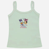Girls Minnie & Friends Vest Dori Neck Sleeveless Pack of 4 - Bodycare