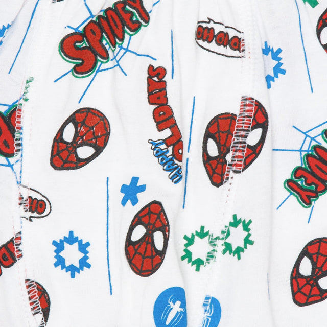 Boys Spiderman 100% Cotton Trunk Inner Elastic Pack of 3 - Bodycare