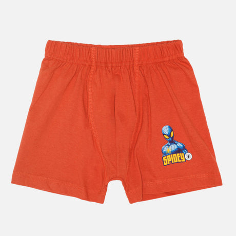 Boys Spiderman 100% Cotton Trunk Inner Elastic Pack of 3 - Bodycare