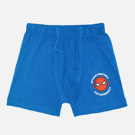 Boys Spiderman 100% Cotton Trunk Inner Elastic Pack of 3 - Bodycare