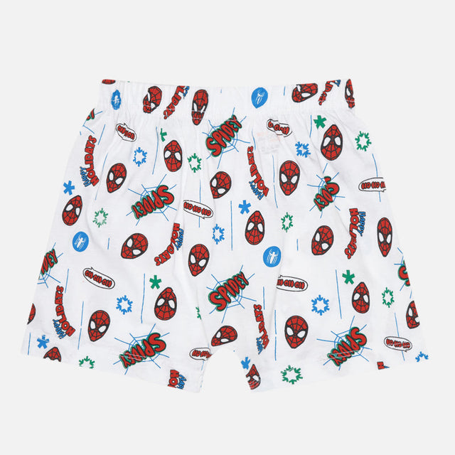 Boys Spiderman 100% Cotton Trunk Inner Elastic Pack of 3 - Bodycare