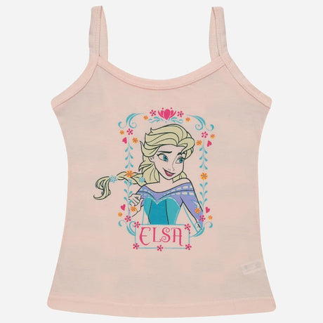 Bodycare Frozen Girls Vest Dori Neck Sleeveless Pack Of 6