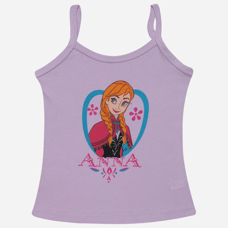 Bodycare Frozen Girls Vest Dori Neck Sleeveless Pack Of 6