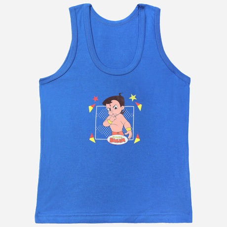 Boys Chotta Bheem Vest Round Neck Sleeveless Pack of 6