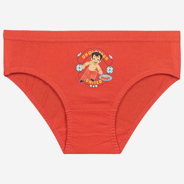 Boys Chotta Bheem Brief Inner Elastic Pack of 6 - Bodycare