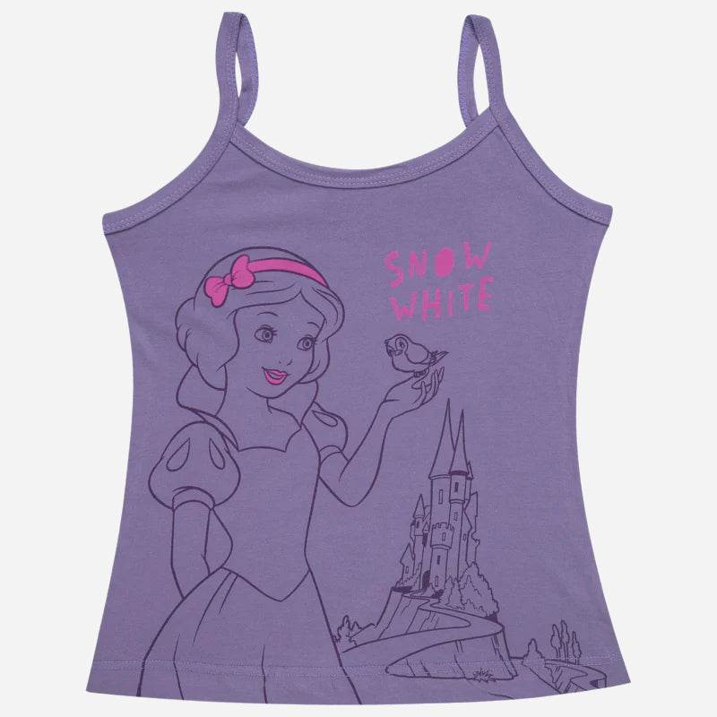 Girls Princess Vest Sleeveless Pack of 6 - Bodycare