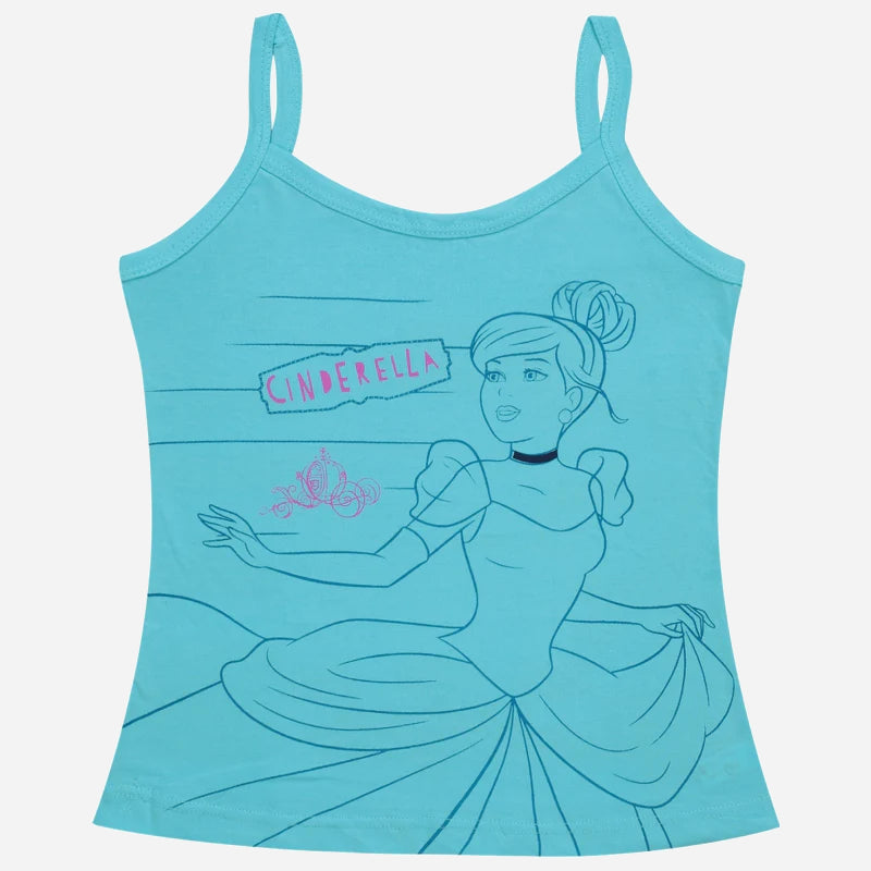 Girls Princess Vest Sleeveless Pack of 6 - Bodycare