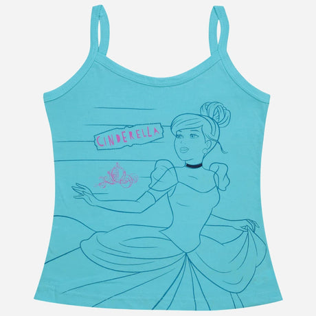 Girls Princess Vest Sleeveless Pack of 6