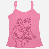 Girls Princess Vest Sleeveless Pack of 6 - Bodycare