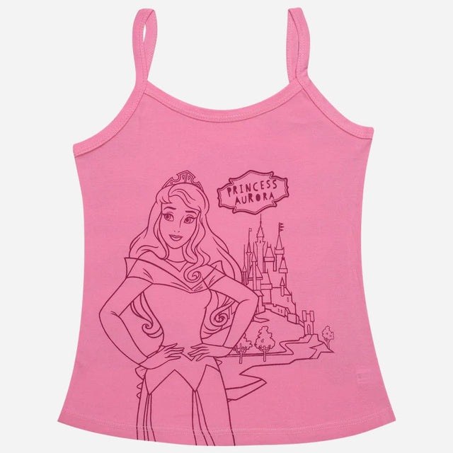 Girls Princess Vest Sleeveless Pack of 6 - Bodycare