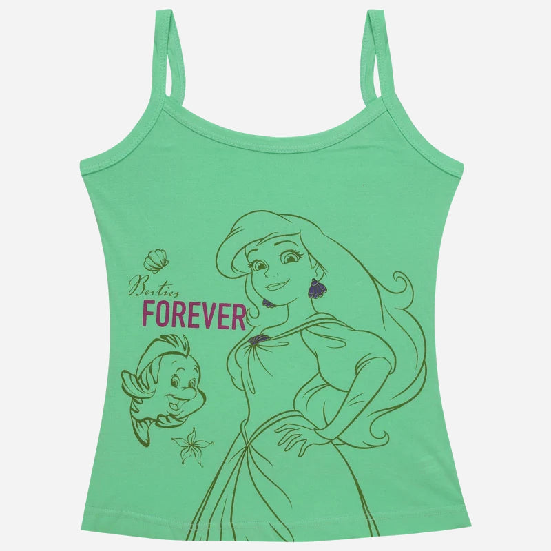 Girls Princess Vest Sleeveless Pack of 6 - Bodycare