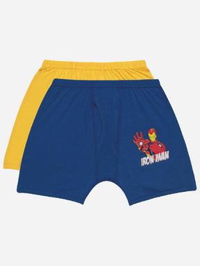 Boys Avengers 100% Cotton Trunk Inner Elastic Pack of 2 - Bodycare