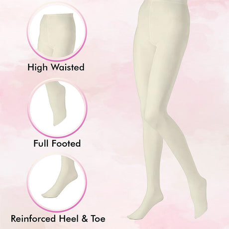 Bodycare Girls Tights - Off White