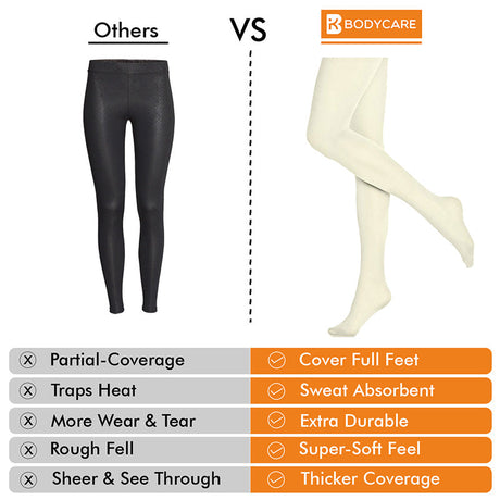 Bodycare Girls Tights - Off White