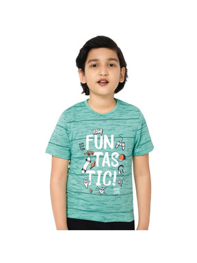 Boys 100% Cotton T-Shirt Round Neck Half Sleeves Pack of 1 - Bodycare