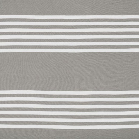 King Size Cotton Fitted Bedsheet Striped Grey