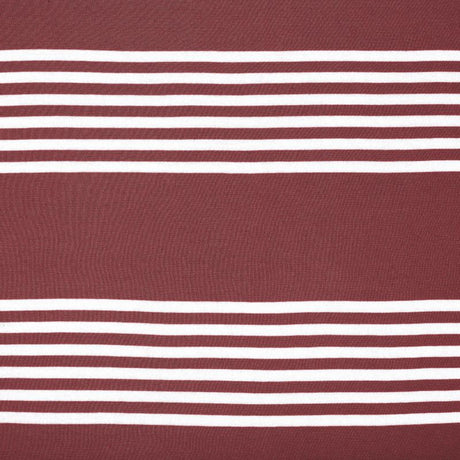 King Size Cotton Fitted Bedsheet Striped Navy