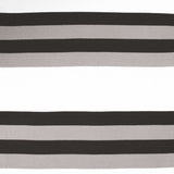 Bodycomfy 100% Cotton Hosiery King Size Fitted Bedsheet – Striped Design Grey