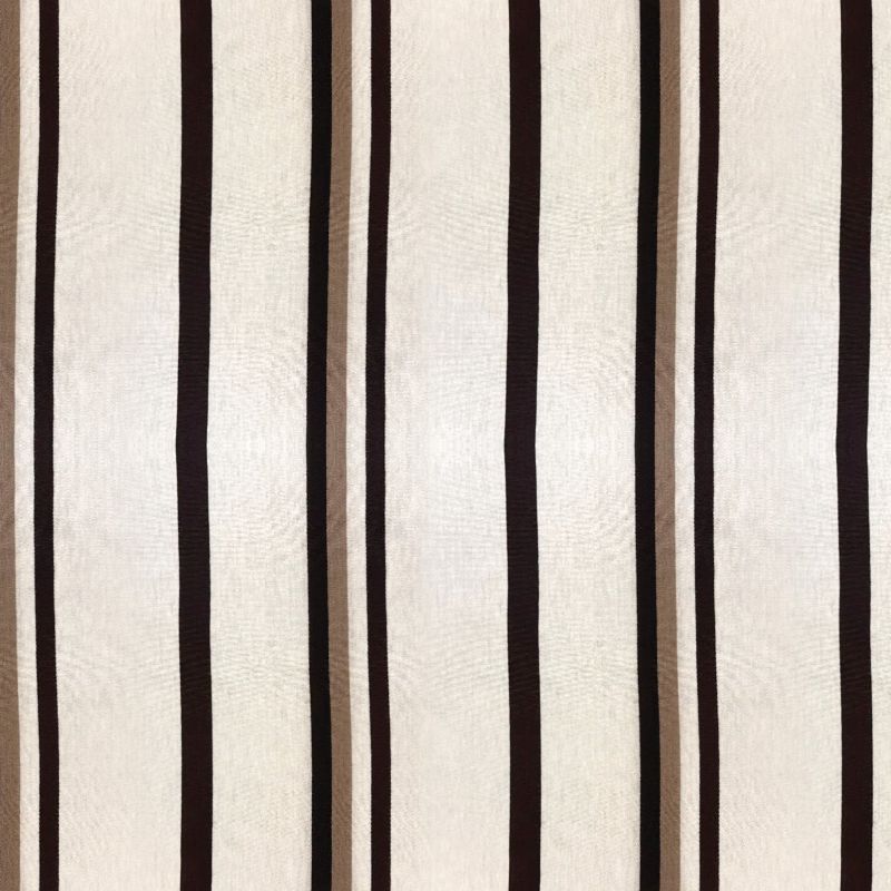 King Size Cotton Fitted Bedsheet Striped Off White