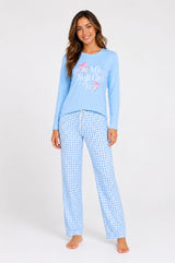 Bodycomfy Women's Polyester Night Suit - Blue