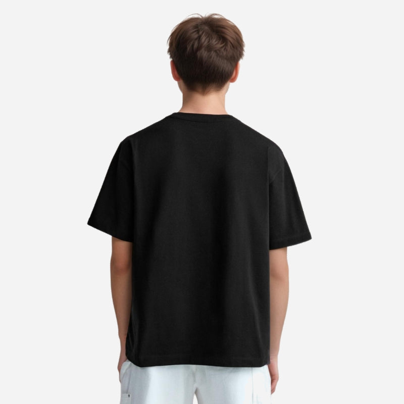 TESON by Bodycare Men's 100% Cotton Oversized Baggy Fit Drop Shoulder Half Sleeve Solid Round Neck T-Shirt