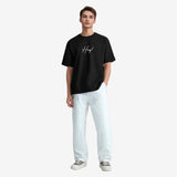 TESON by Bodycare Men's 100% Cotton Oversized Baggy Fit Drop Shoulder Half Sleeve Solid Round Neck T-Shirt