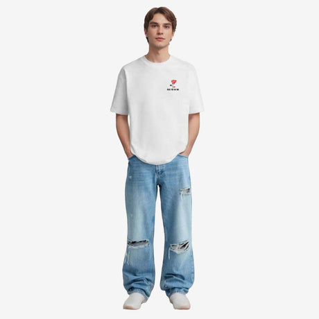 Men 100% Cotton T-Shirt Round Neck Half Sleeves