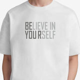 TESON by Bodycare Men's 100% Cotton Oversized Baggy Fit Drop Shoulder Half Sleeve Solid Round Neck T-Shirt