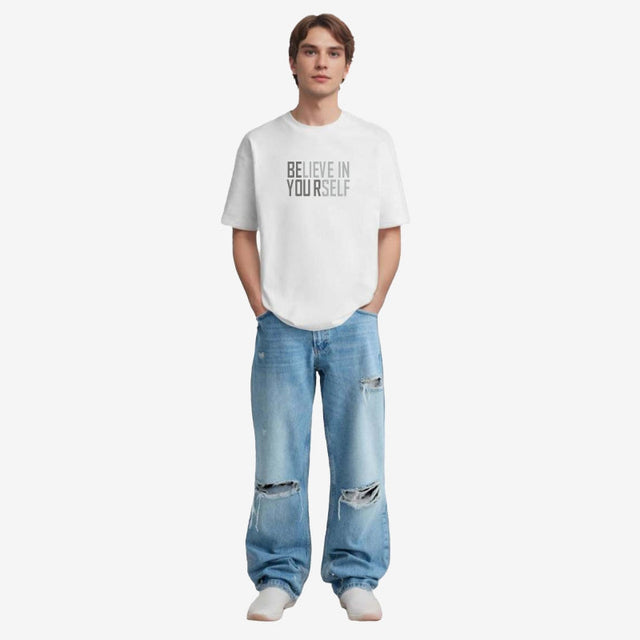 Men 100% Cotton T-Shirt Round Neck Half Sleeves - Bodycare
