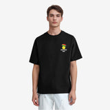 TESON by Bodycare Men's 100% Cotton Oversized Baggy Fit Drop Shoulder Half Sleeve Solid Round Neck T-Shirt