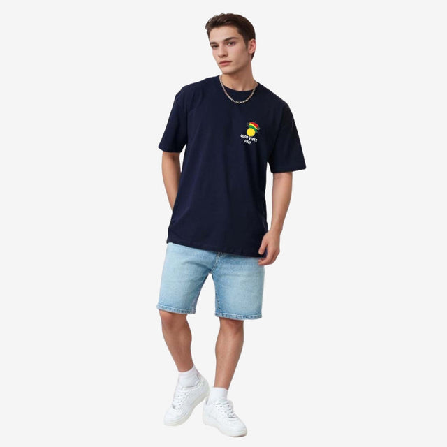 Men 100% Cotton T-Shirt Round Neck Half Sleeves - Bodycare