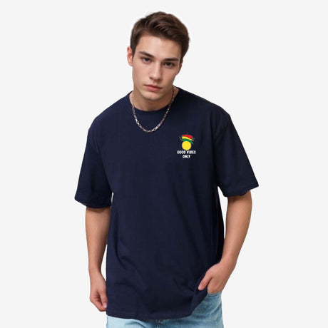 Men 100% Cotton T-Shirt Round Neck Half Sleeves